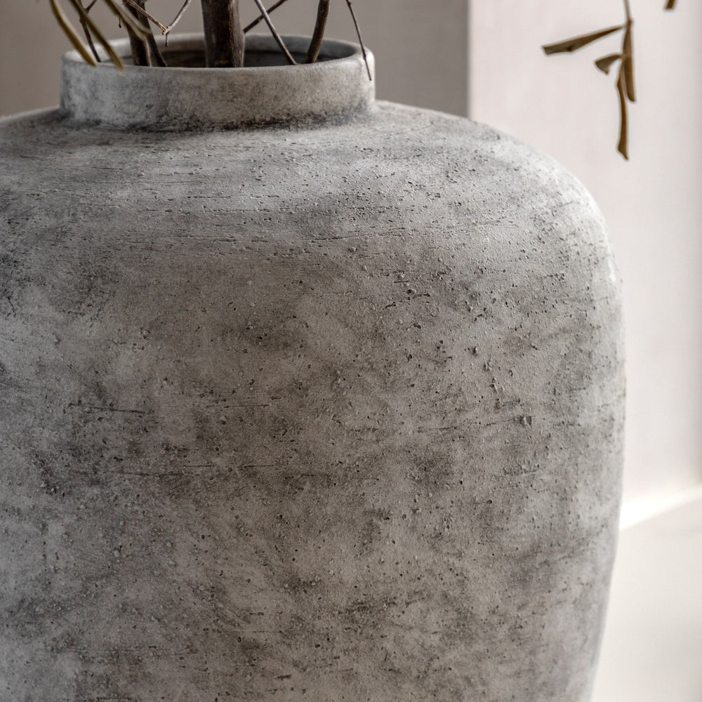 Teguise Ceramic Urn Vase - Grey GalleryDirect 9