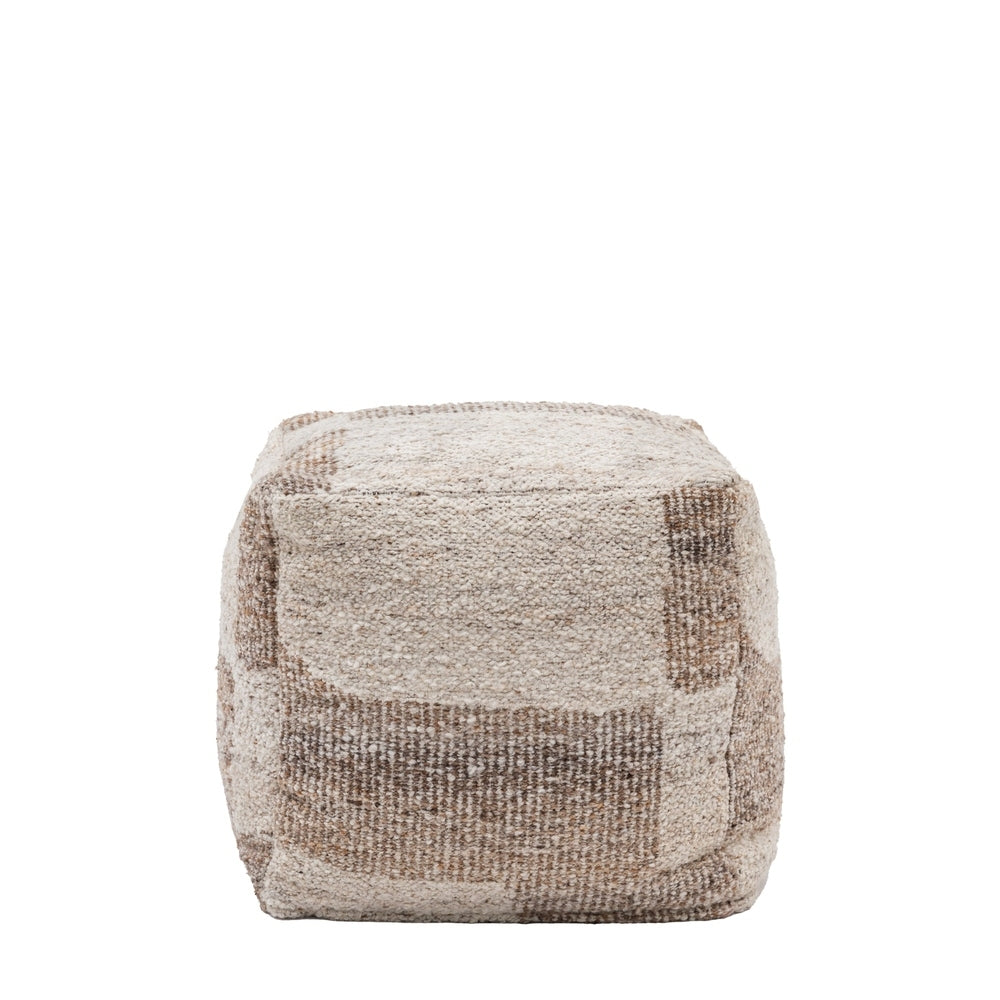 Herning Tonal Pouffe - Natural | Outlet Olivia's 3
