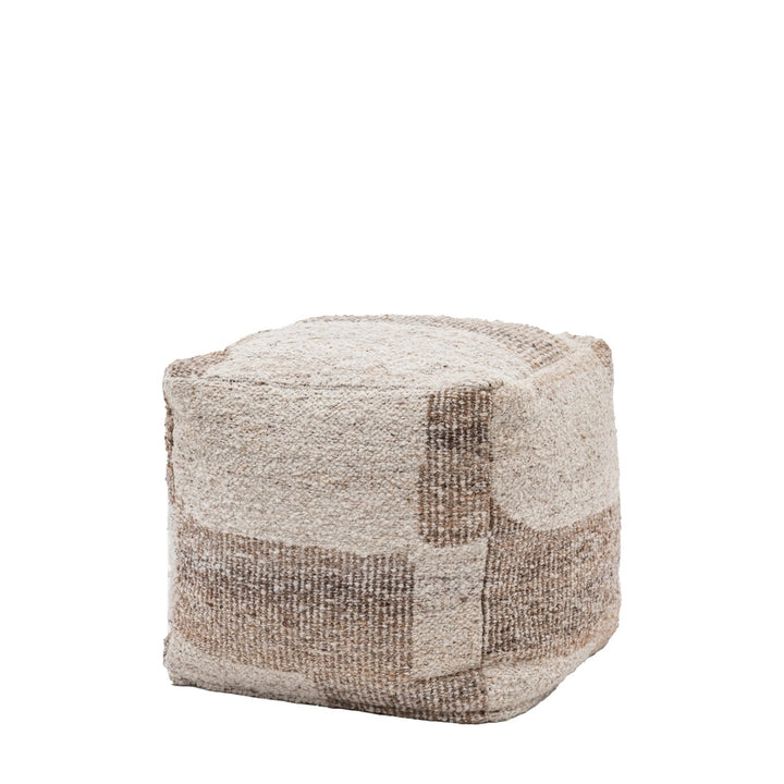 Herning Tonal Pouffe - Natural | Outlet Olivia's 6