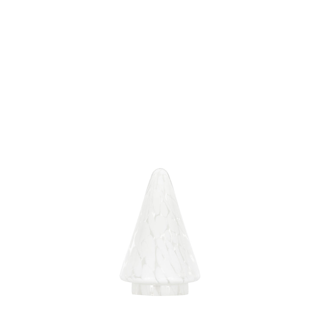 Confetti Glass Tree Decoration - White GalleryDirect 3