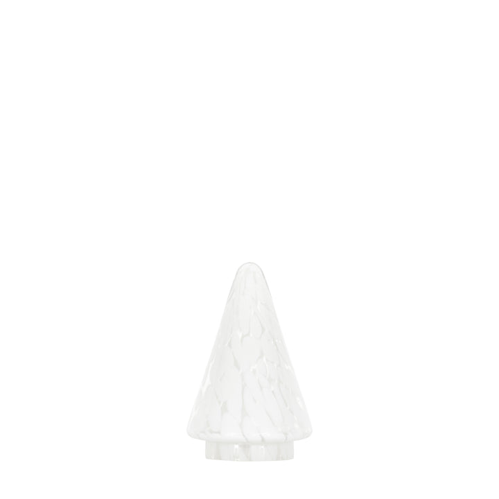 Confetti Glass Tree Decoration - White GalleryDirect 3