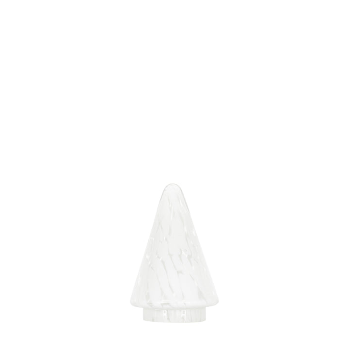 Confetti Glass Tree Decoration - White GalleryDirect 12