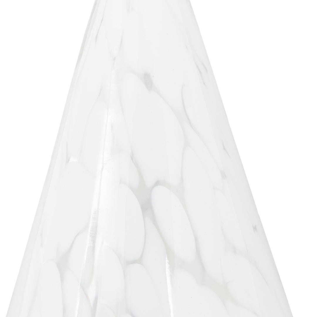 Confetti Glass Tree Decoration - White GalleryDirect 11