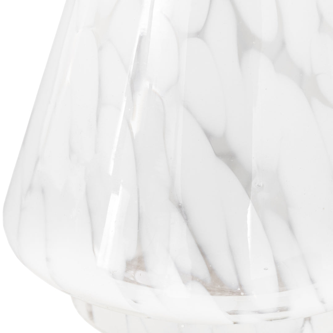 Confetti Glass Tree Decoration - White GalleryDirect 10
