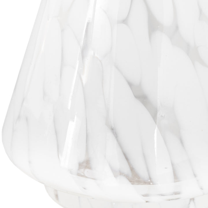 Confetti Glass Tree Decoration - White GalleryDirect 10