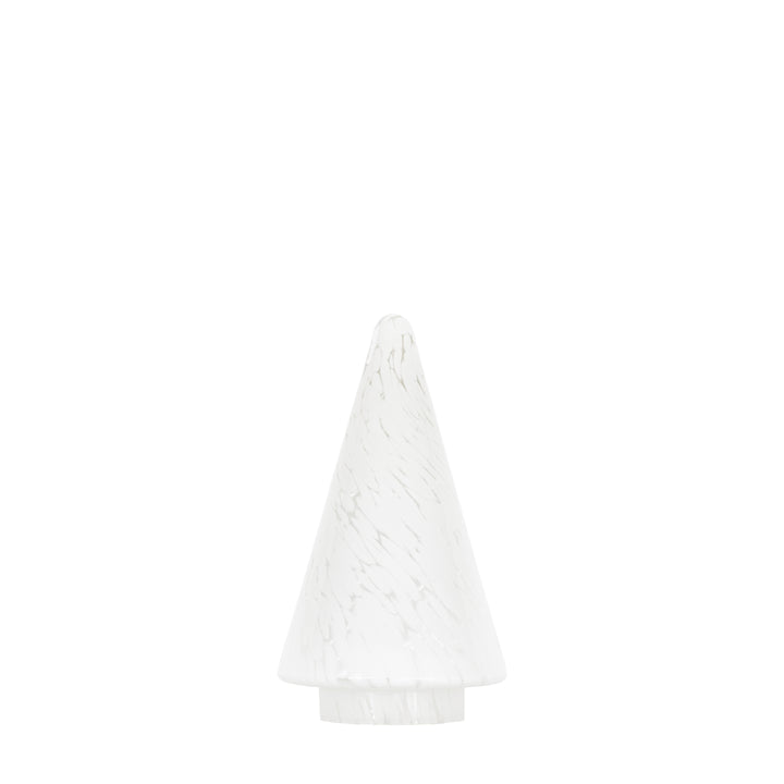 Confetti Glass Tree Decoration - White GalleryDirect 9
