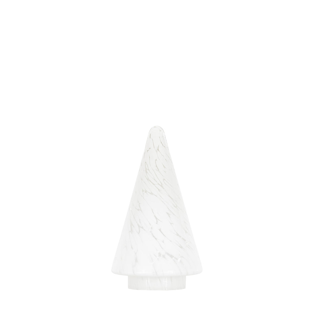 Confetti Glass Tree Decoration - White GalleryDirect 2