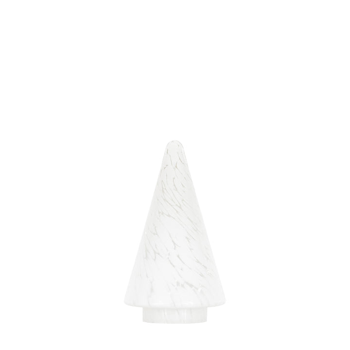 Confetti Glass Tree Decoration - White GalleryDirect 2
