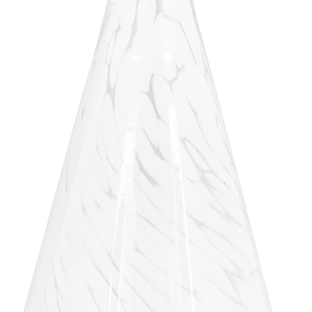 Confetti Glass Tree Decoration - White GalleryDirect 5