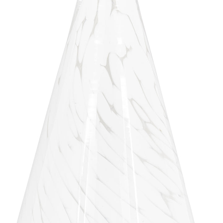 Confetti Glass Tree Decoration - White GalleryDirect 5