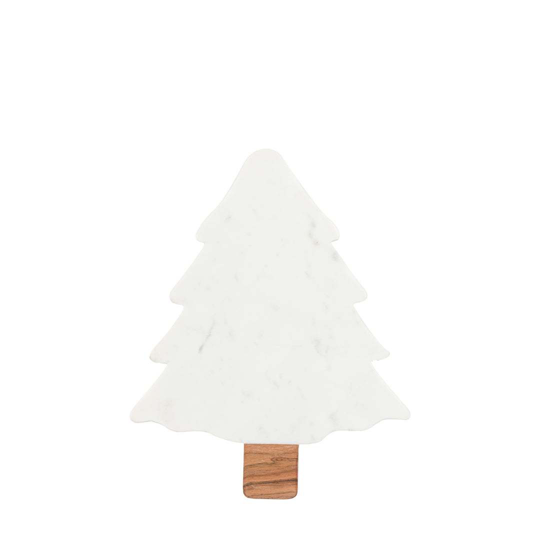 Marble Christmas Tree Serving Platter GalleryDirect 3