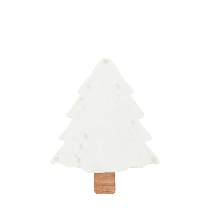 Marble Christmas Tree Serving Platter GalleryDirect 1