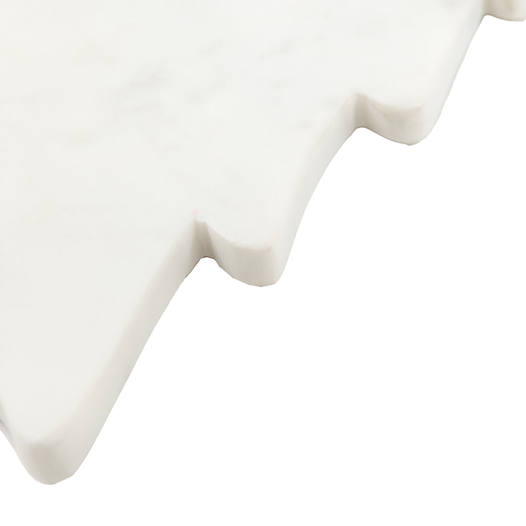 Marble Christmas Tree Serving Platter GalleryDirect 4