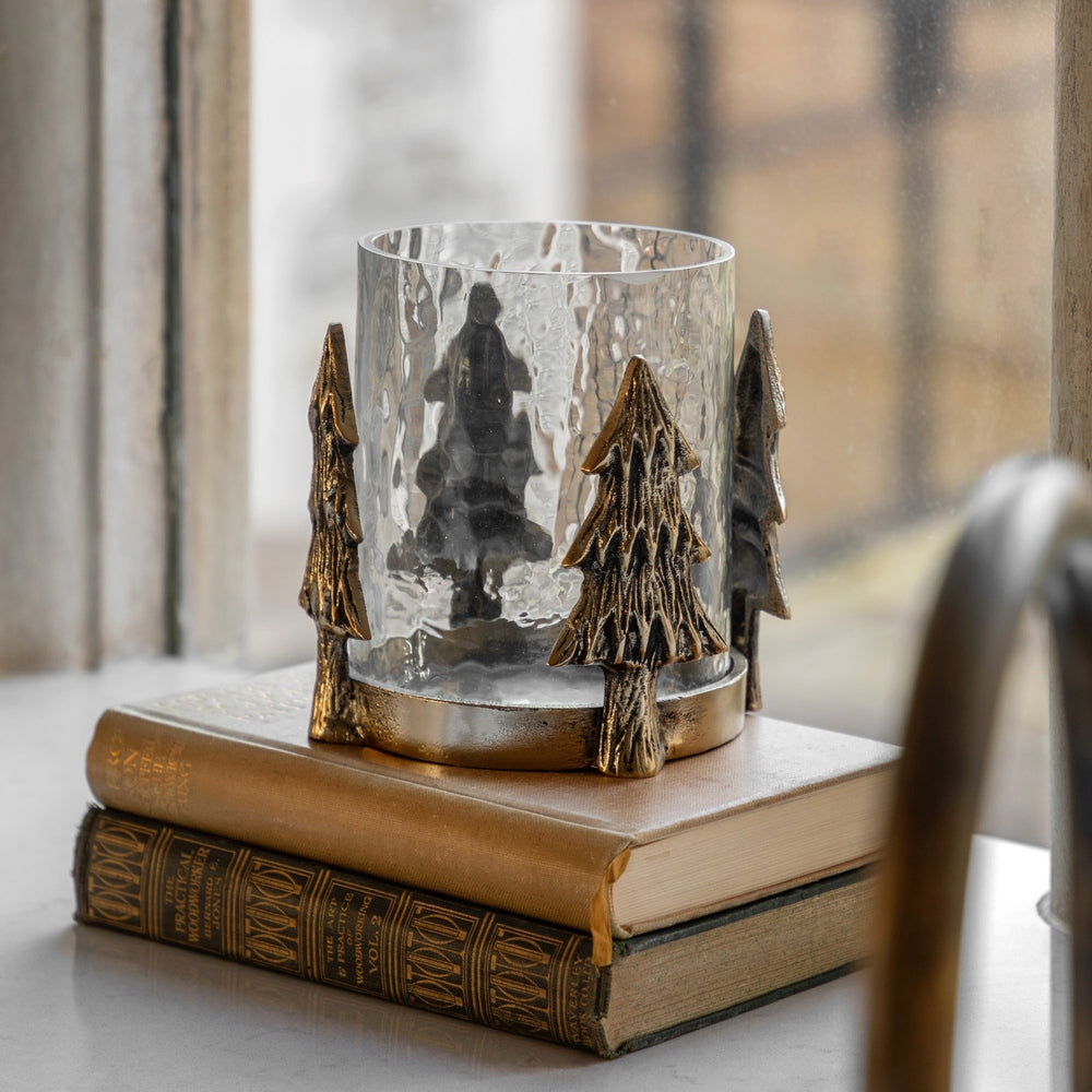 Christmas Tree Hurricane - Antique Gold GalleryDirect 1