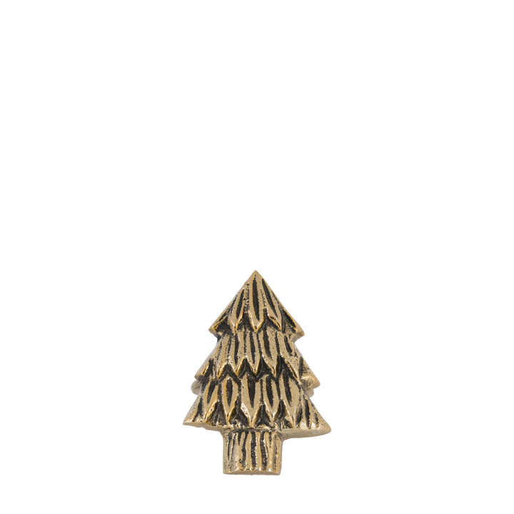 Christmas Tree Napkin Ring Set of 4 - Gold GalleryDirect 8