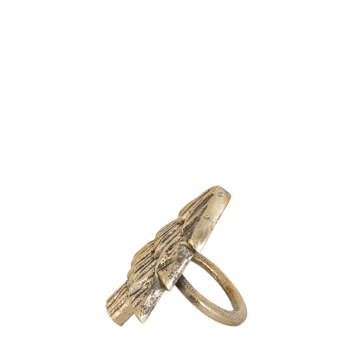 Christmas Tree Napkin Ring Set of 4 - Gold GalleryDirect 4