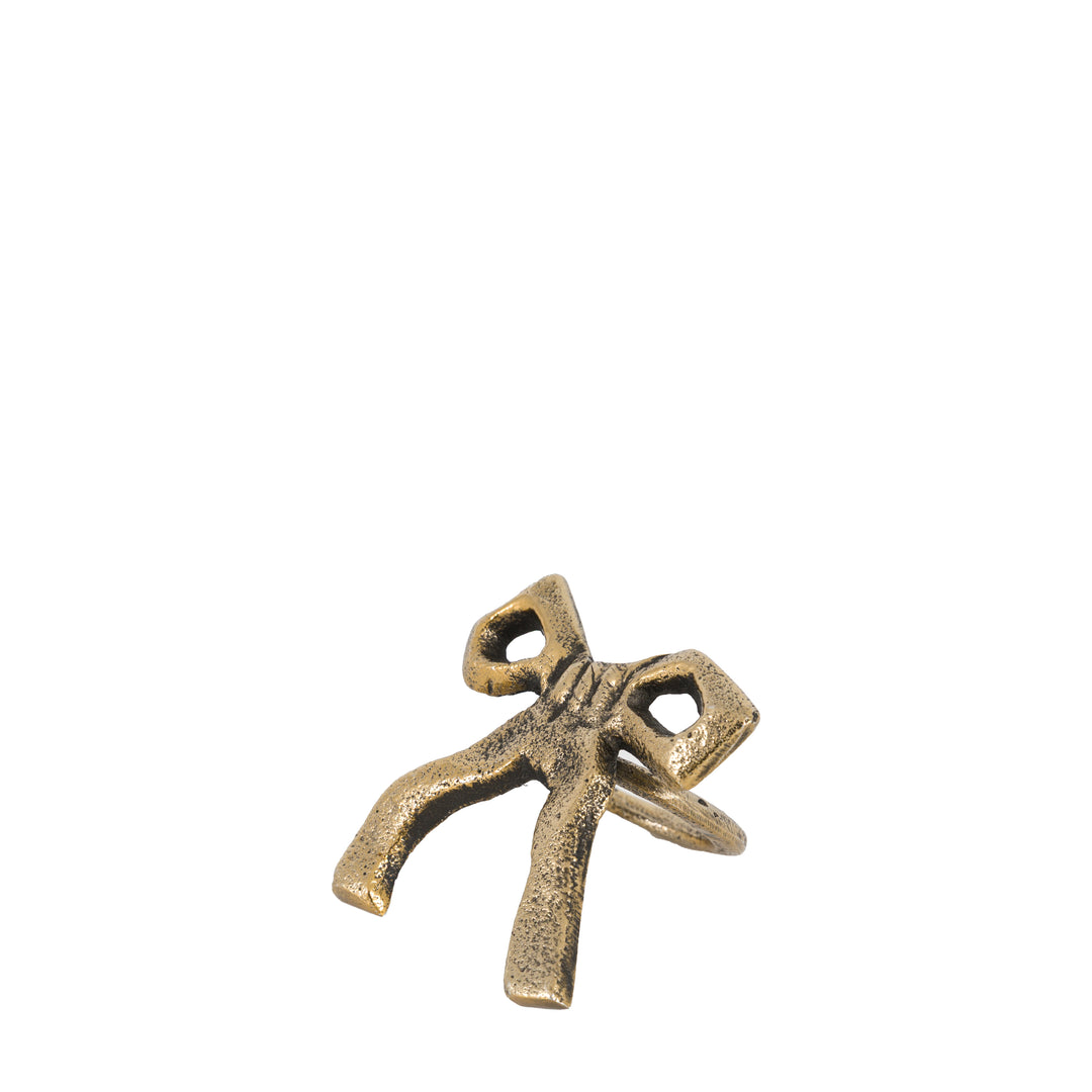 Bow Napkin Ring Set of 4 - Antique Gold GalleryDirect 10