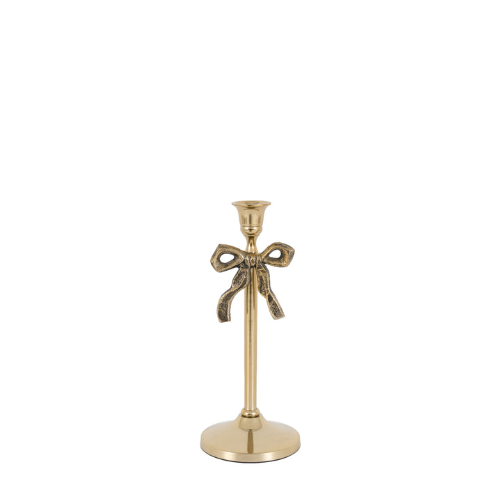 Bow Dinner Candle Holder - Gold GalleryDirect 2