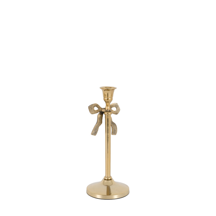 Bow Dinner Candle Holder - Gold GalleryDirect 7