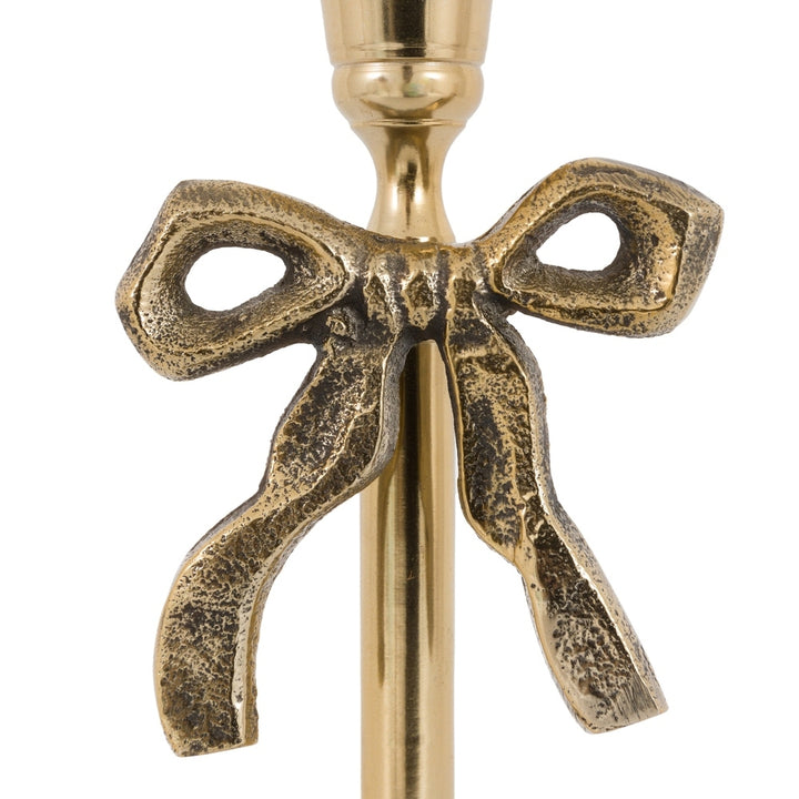Bow Dinner Candle Holder - Gold GalleryDirect 6