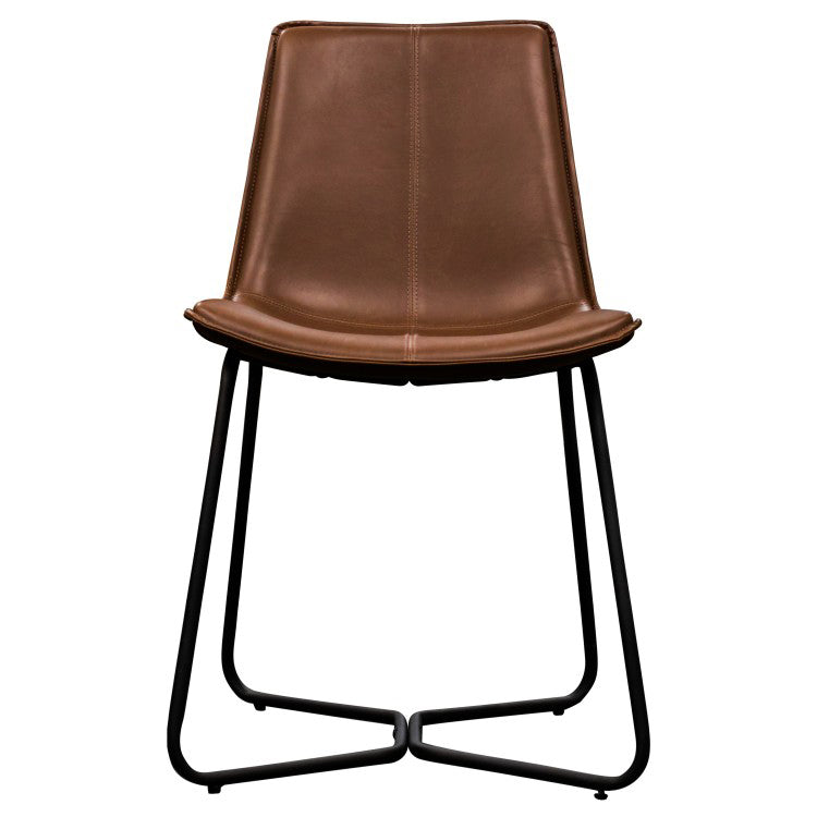 Gallery Interiors Set of 2 Hawking Dining Chairs Brown