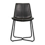 Gallery Interiors Set of 2 Hawking Dining Chairs Charcoal
