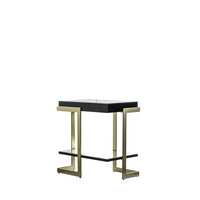 Gallery Interiors Ardella Side Table in Black