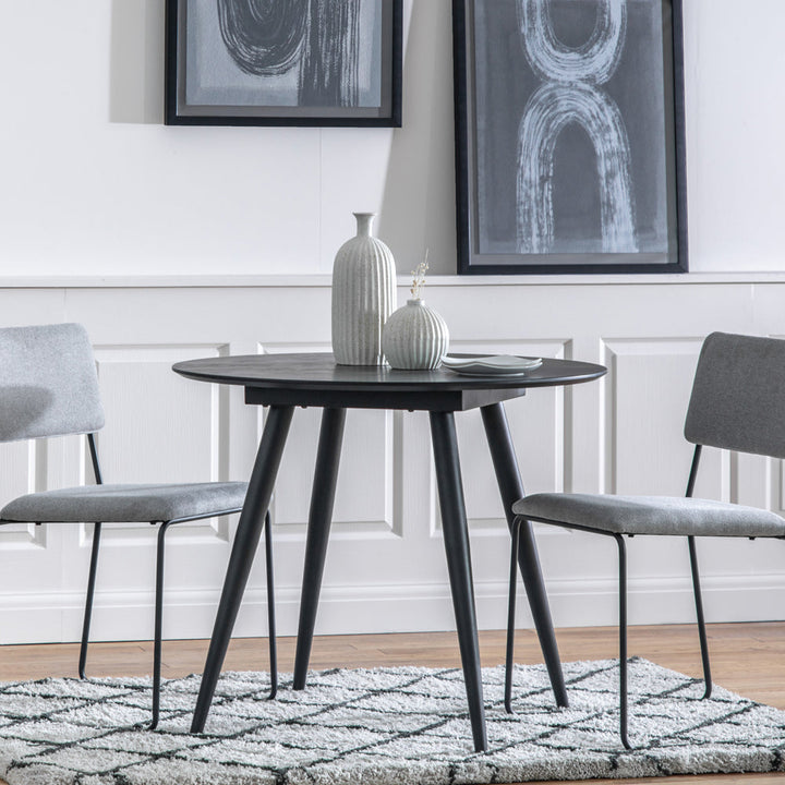 Aston Round Dining Table - Black GalleryDS 2