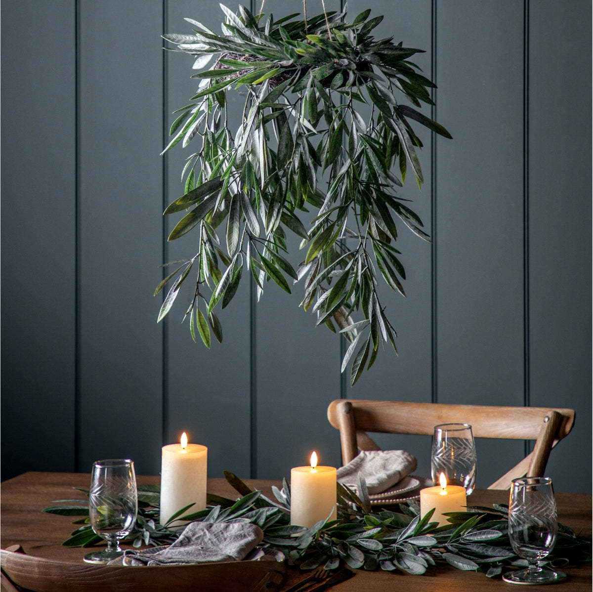 Gallery Interiors Eucalyptus Hanging Wreath