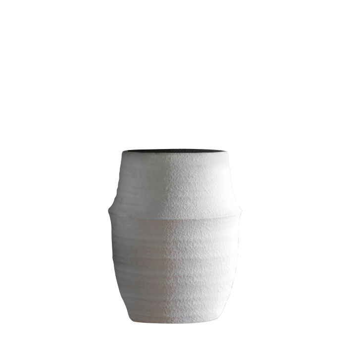 Gallery Interiors Larson Vase in White