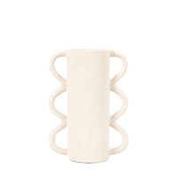 Gallery Interiors Sumba Vase in White