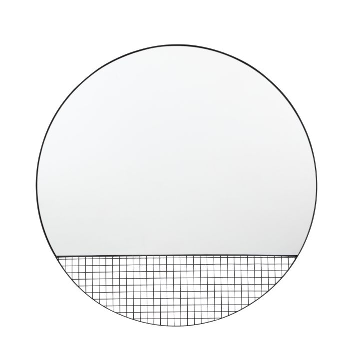 Gallery Interiors Houndworth Wall Mirror in Black