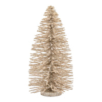 Gallery Interiors Glittered Brush Tree in Champagne