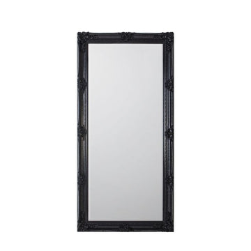 Gallery Interiors Abbey Leaner Mirror Black