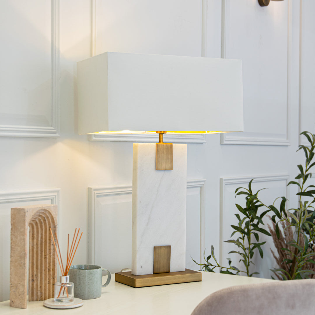 Nahanni Table Lamp - White