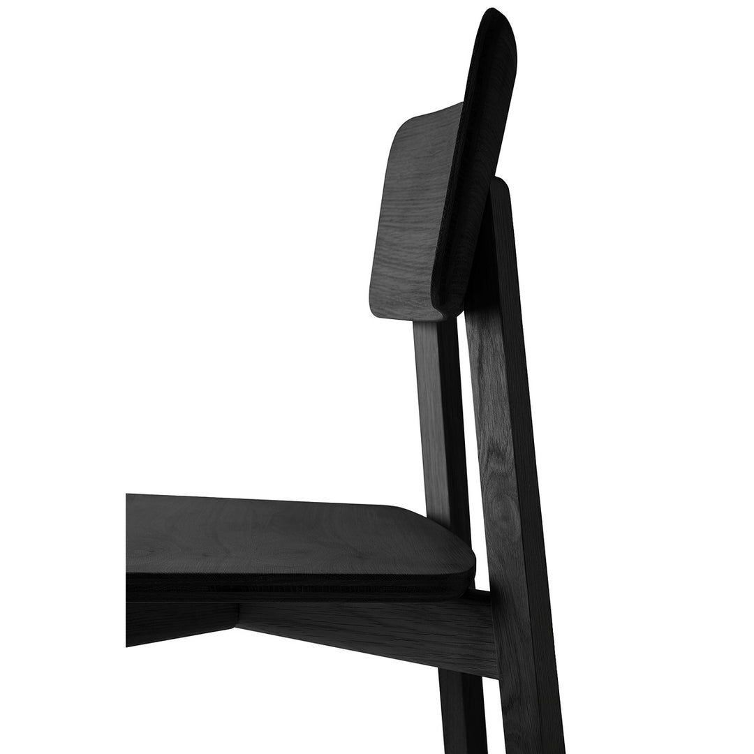 Casale Dining Chair - Varnished Black Oak Ethnicraft 8