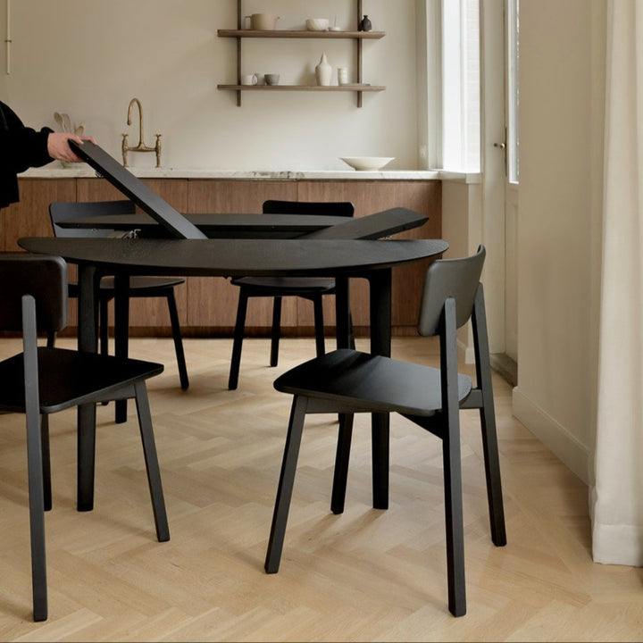 Casale Dining Chair - Varnished Black Oak Ethnicraft 2