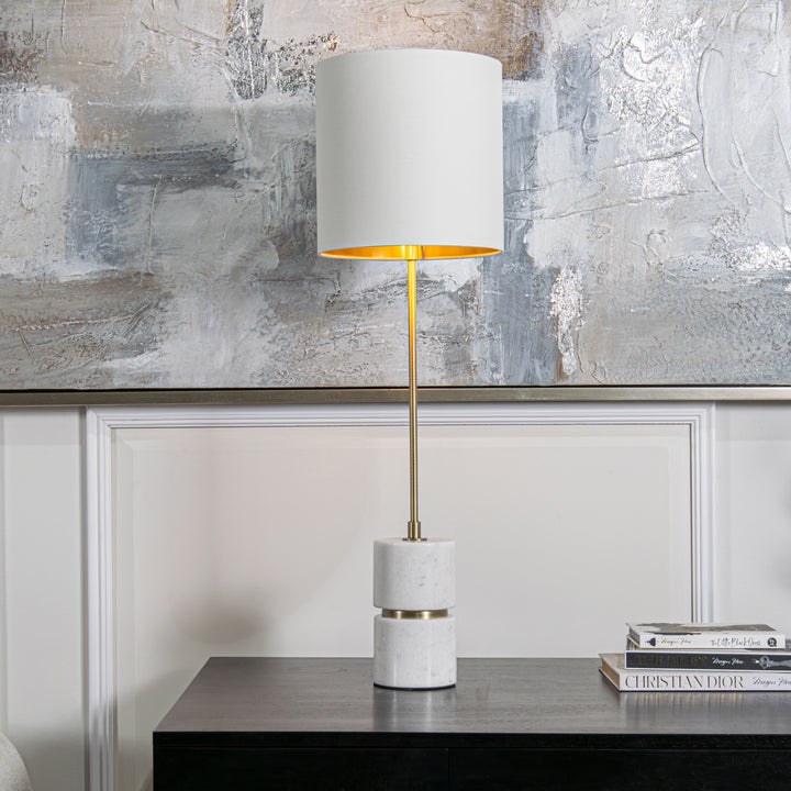 Robyn Tall Table Lamp - White