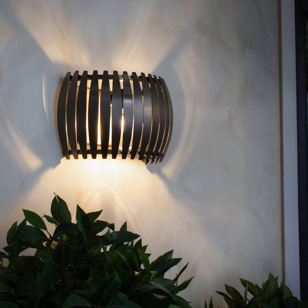 Dean IP65 Wall Lamp - Gunmetal