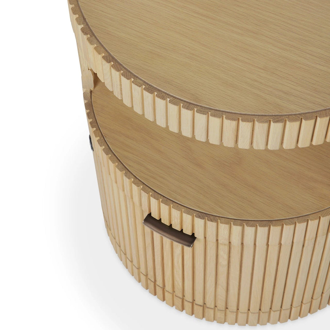 Boomerang Drawer Unit - Oak