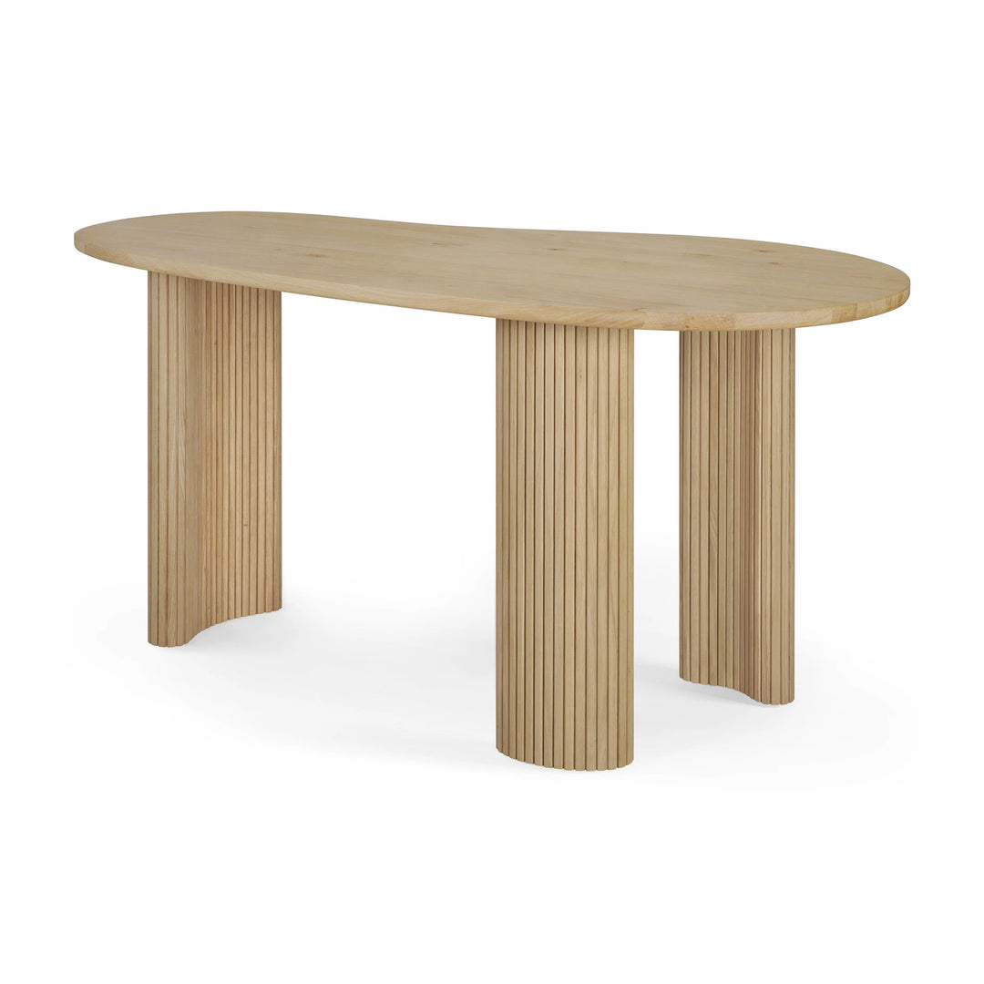 Boomerang Desk - Oak