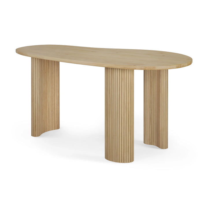 Boomerang Desk - Oak