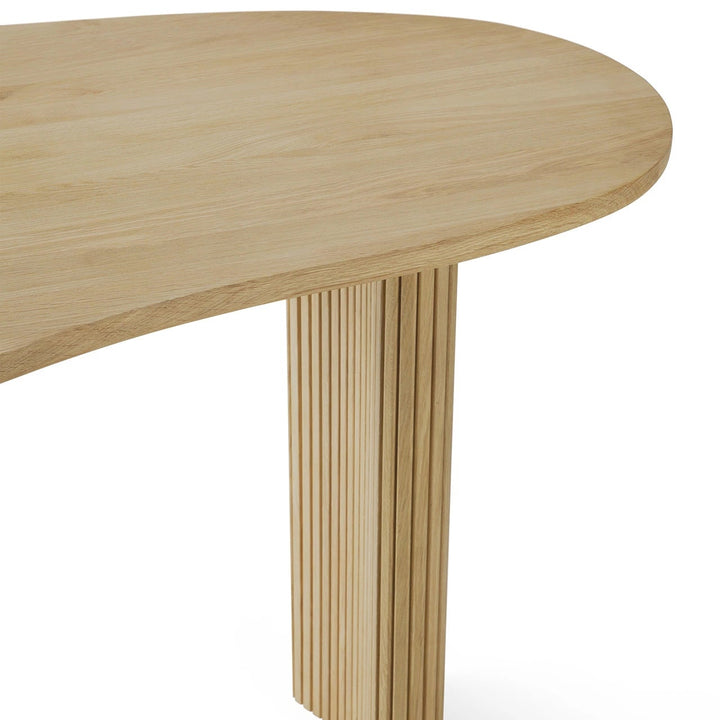 Boomerang Desk - Oak