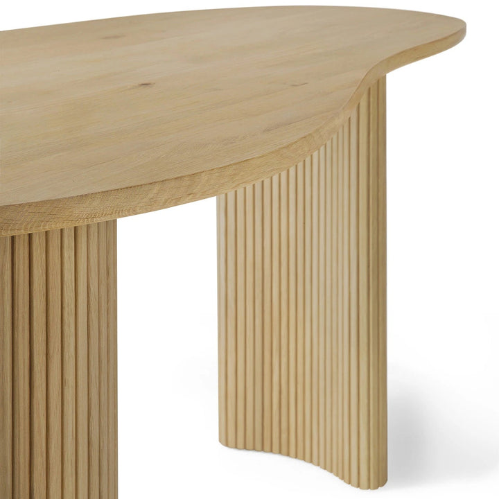 Boomerang Desk - Oak