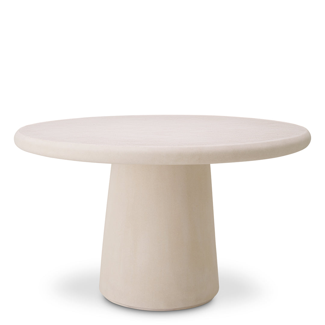 Cleon Outdoor Dining Table - Cream