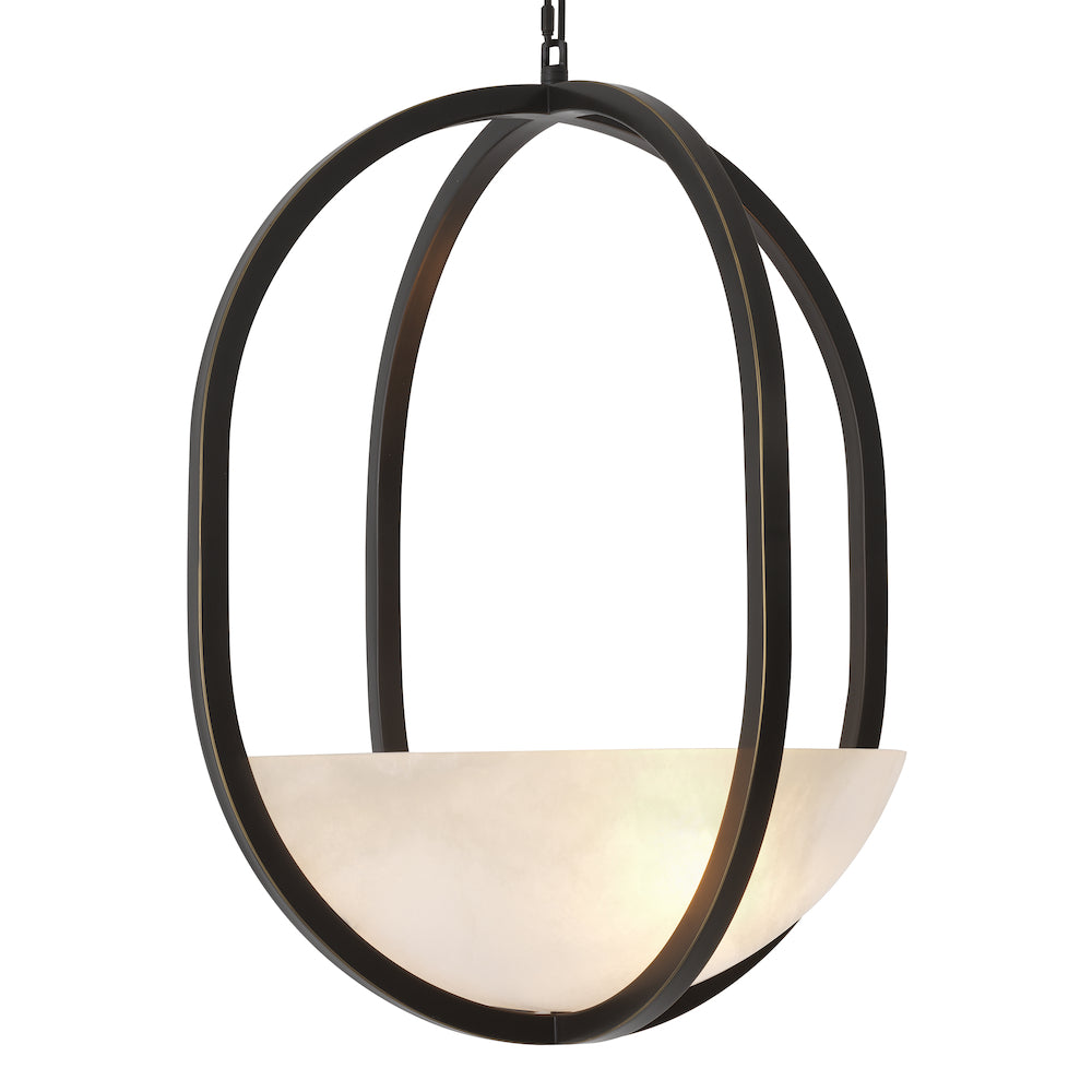 Scapa Alabaster Chandelier - Bronze