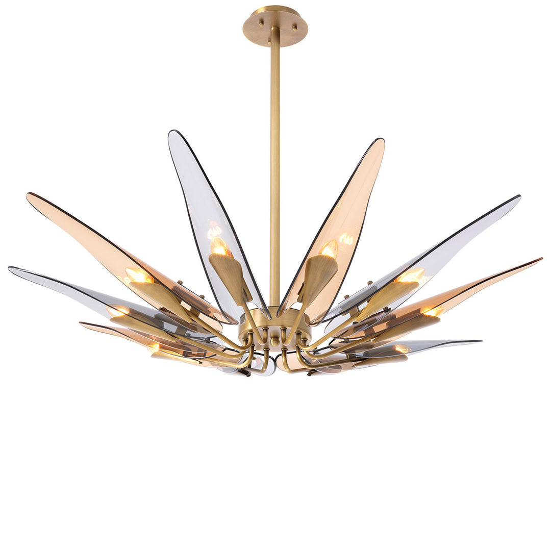 Sky Horizontal Chandelier - Antique Brass