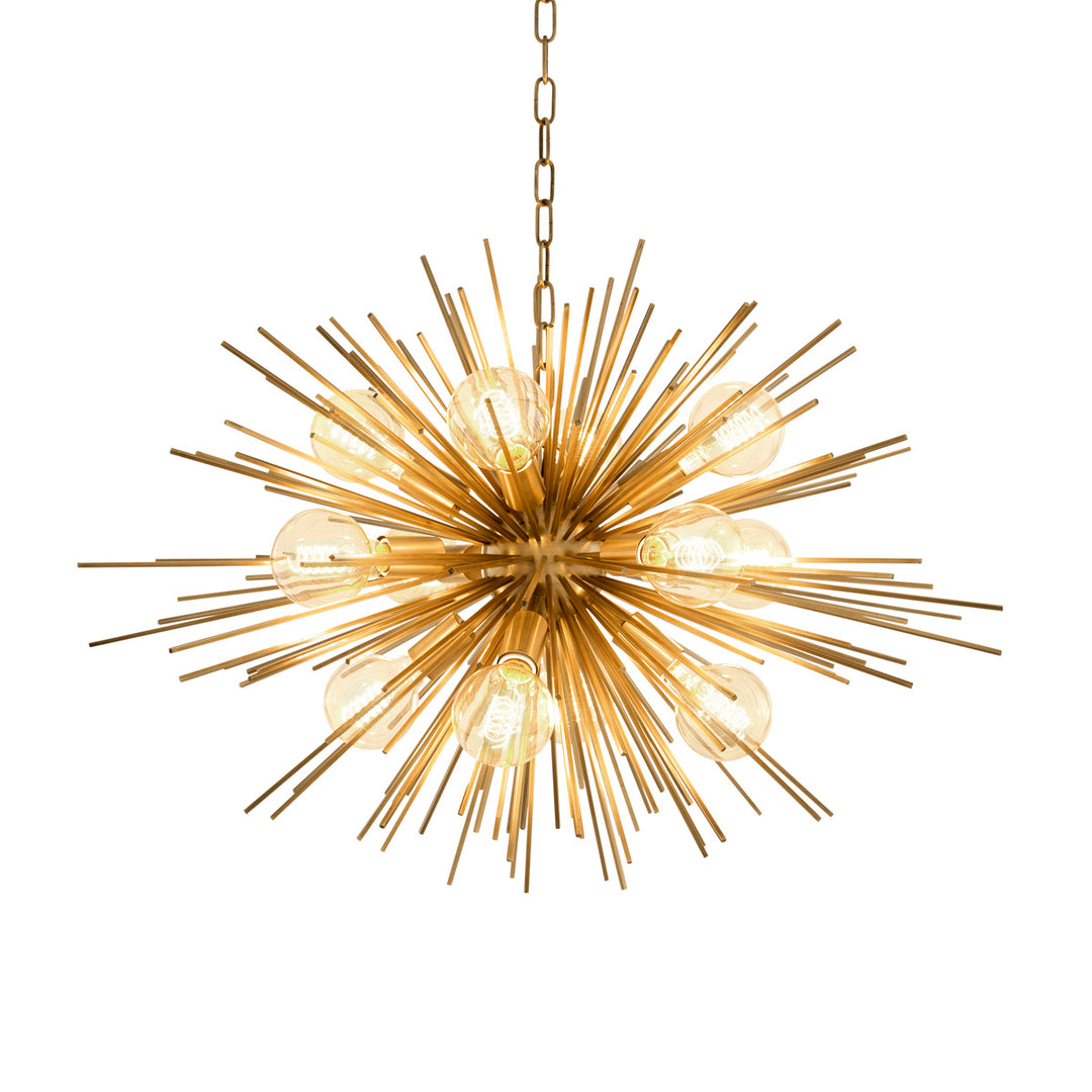 Boivin Chandelier - Matte Brass