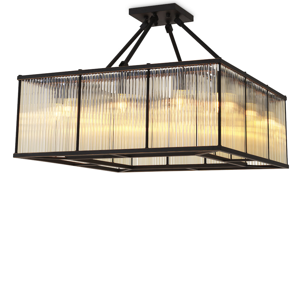 Bernardi Square Ceiling Lamp - Bronze