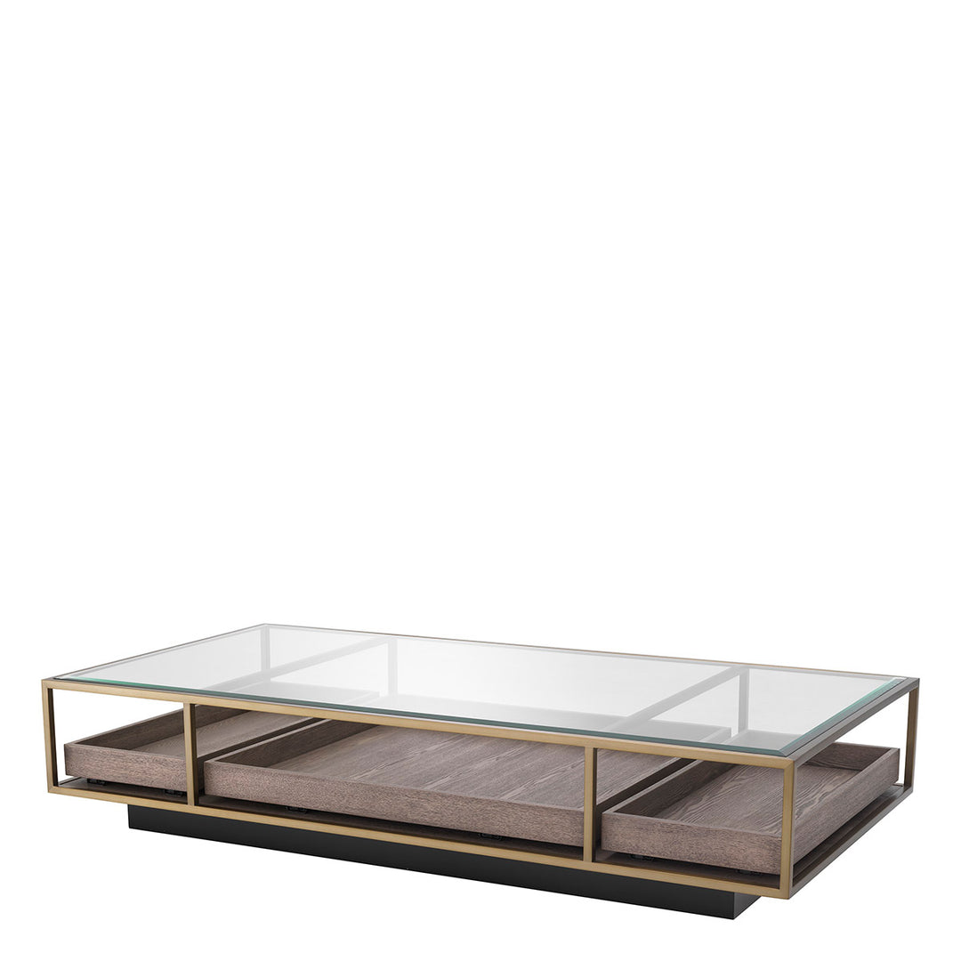 Roxton Coffee Table - Brushed Brass